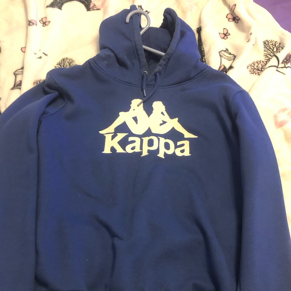 Kappa hoodie. Size medium for men. Has a small hole near the cuff